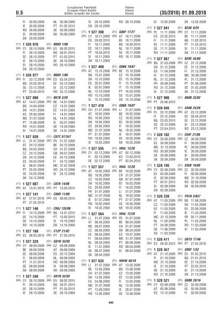 Bulletin 2010/35 - European Patent Office