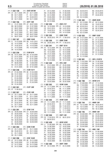 Bulletin 2010/35 - European Patent Office