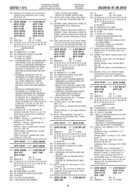 Bulletin 2010/35 - European Patent Office