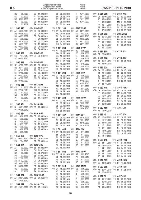 Bulletin 2010/35 - European Patent Office