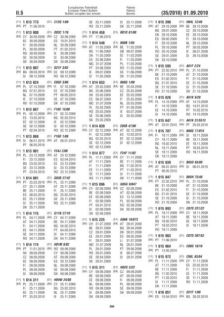 Bulletin 2010/35 - European Patent Office