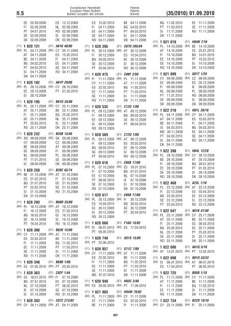 Bulletin 2010/35 - European Patent Office