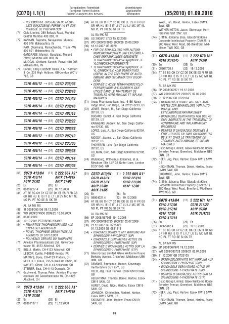 Bulletin 2010/35 - European Patent Office