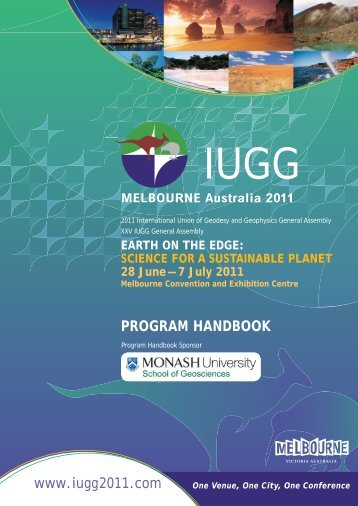 IUGG program book V14.indd - IUGG 2011