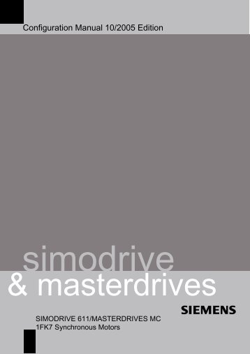 siemens masterdrives mc manual Simovert masterdrives motion control siemens industry, inc.