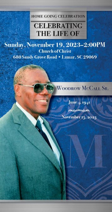 Woodrow McCall Sr. Memorial Program