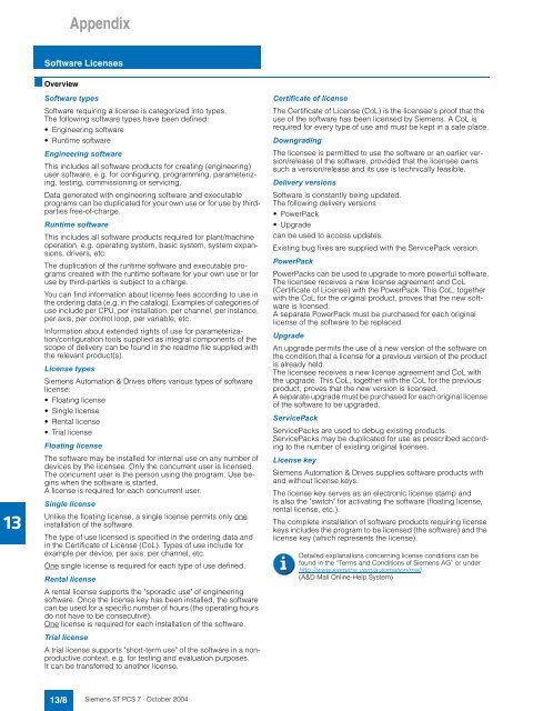 Engineering System - Siemens Automation and Drives Group