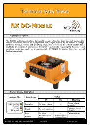 RX DC-MOBILE - HETRONIC Germany