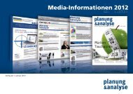 Mediadaten - Planung & Analyse