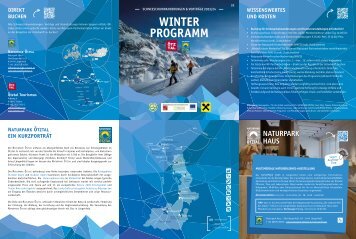 Winterprogramm 2023/24 - Naturpark Ötztal
