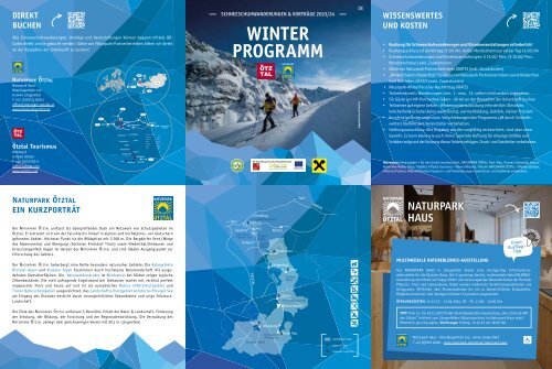 Winterprogramm 2023/24 - Naturpark Ötztal