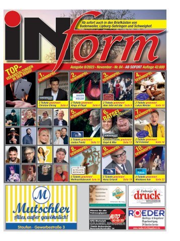 INform Ausgabe 8 2023 84 · 22 November 2023