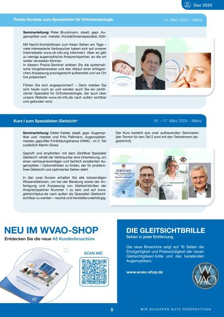 WVAO Rundschreiben Dezember 2023