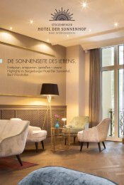 Sonnenhof Hotel Broschüre
