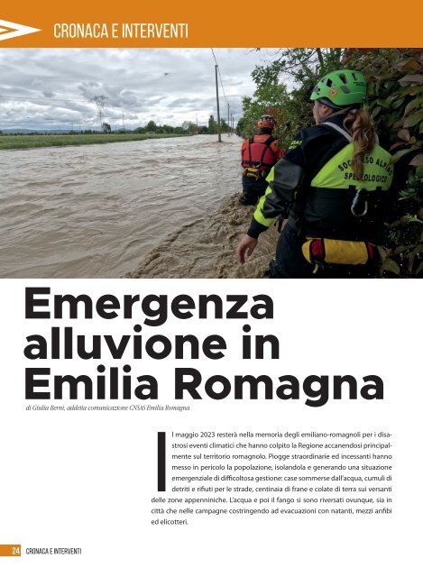 La rivista istituzionale del Soccorso Alpino e Speleologico - n. 82, ottobre 2023