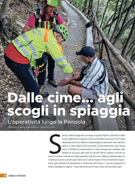 La rivista istituzionale del Soccorso Alpino e Speleologico - n. 82, ottobre 2023