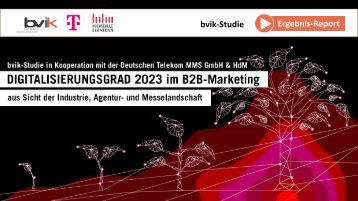 Vorschau Studie Digitalisierungsgrad im B2B Marketing