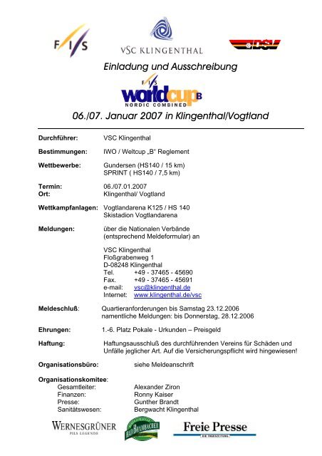 Klingenthal - Weltcup-B