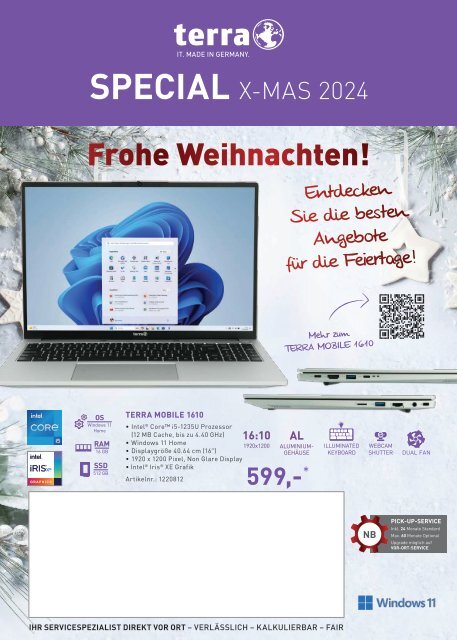 Ganter IT-Service: Unsere Terra-Angebote Weihnachten 2023