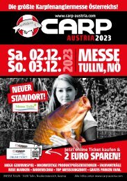 Carp Austria 2023 - Fischerei Messe Tulln Aktionen