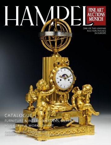 Furniture & Interior, Clocks, Silver, Sculpture & Works of Art