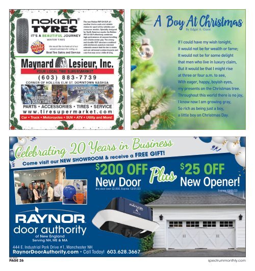 Spectrum Monthly Holiday Shopper Special Edition 2023