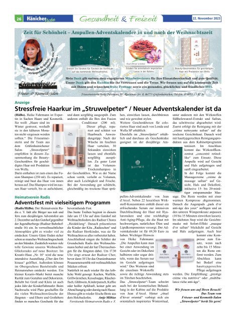 Hänicher Bote | November-Ausgabe 2023