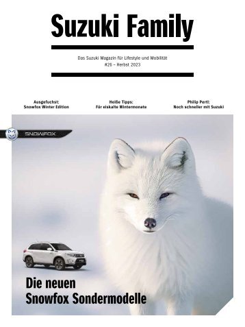 Suzuki Family Magazin Herbst 2023