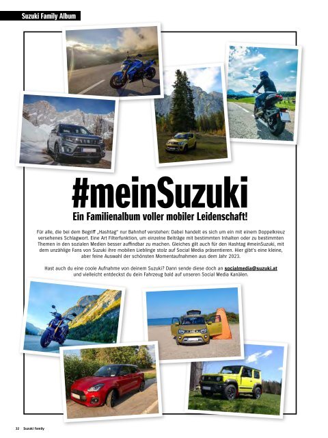 Suzuki Family Magazin Herbst 2023