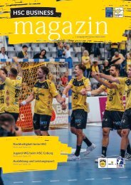 HSC-Businessmagazin 1. Ausgabe Saison 23/24