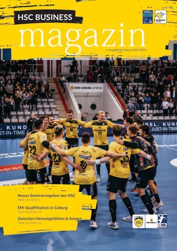 HSC-Businessmagazin 1. Ausgabe Saison 22/23