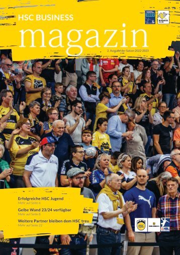 HSC-Businessmagazin 2. Ausgabe Saison 22/23