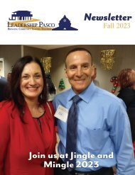 Leadership Pasco Newsletter - Fall 2023