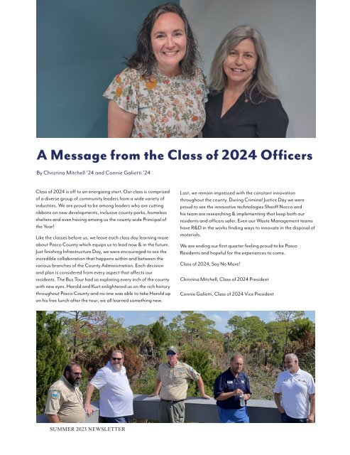 Leadership Pasco Newsletter - Fall 2023