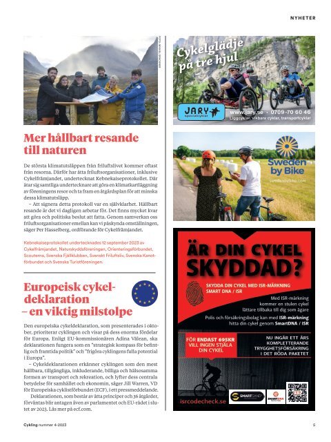 Tidningen Cykling 4 2023