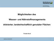 Koch (LUNG M-V):Möglichkeiten des Wasser