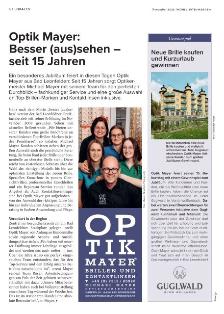 Mühlviertel Magazin - November 2023