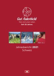 Jahresbericht 2021 - Stiftung Schweiz