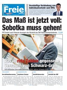 Das Maß ist voll: Sobotka muss gehen!