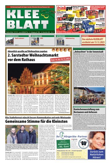 KLEEBLATT November 2023