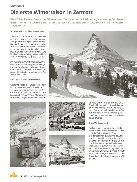 Buch 125 Geschichten / 125 Faszination Gornergrat