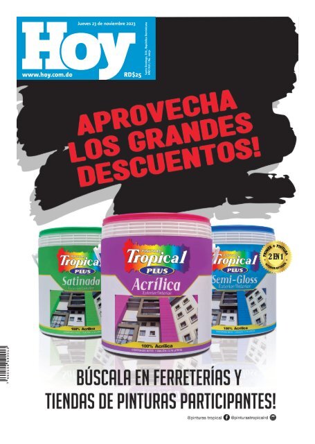 Edición impresa, jueves 23 de noviembre de 2023