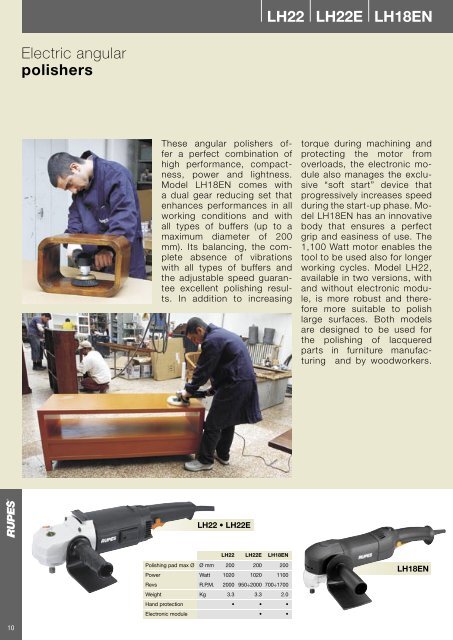 RUPES Woodworking Systems