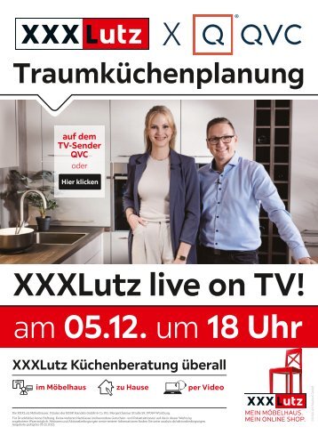 XXXLutz X QVC Traumküchenplanung