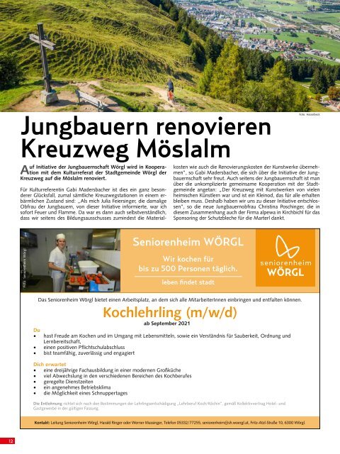 Stadtmagazin Wörgl April 2021