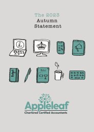 Appleleaf - Autumn Statement 2023