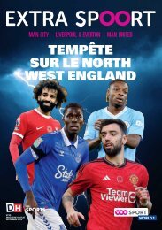 DH/Les Sports+ - ExtraSpoort - Ed. 27 novembre 2023
