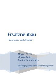 Ersatzneubau - Wüest & Partner