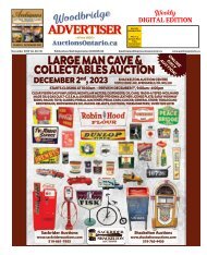 Woodbridge Advertiser/AuctionsOntario.ca - 2023-11-23