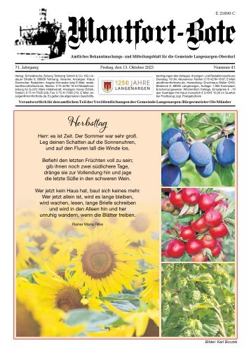 23.11.2023 Montfort-Bote